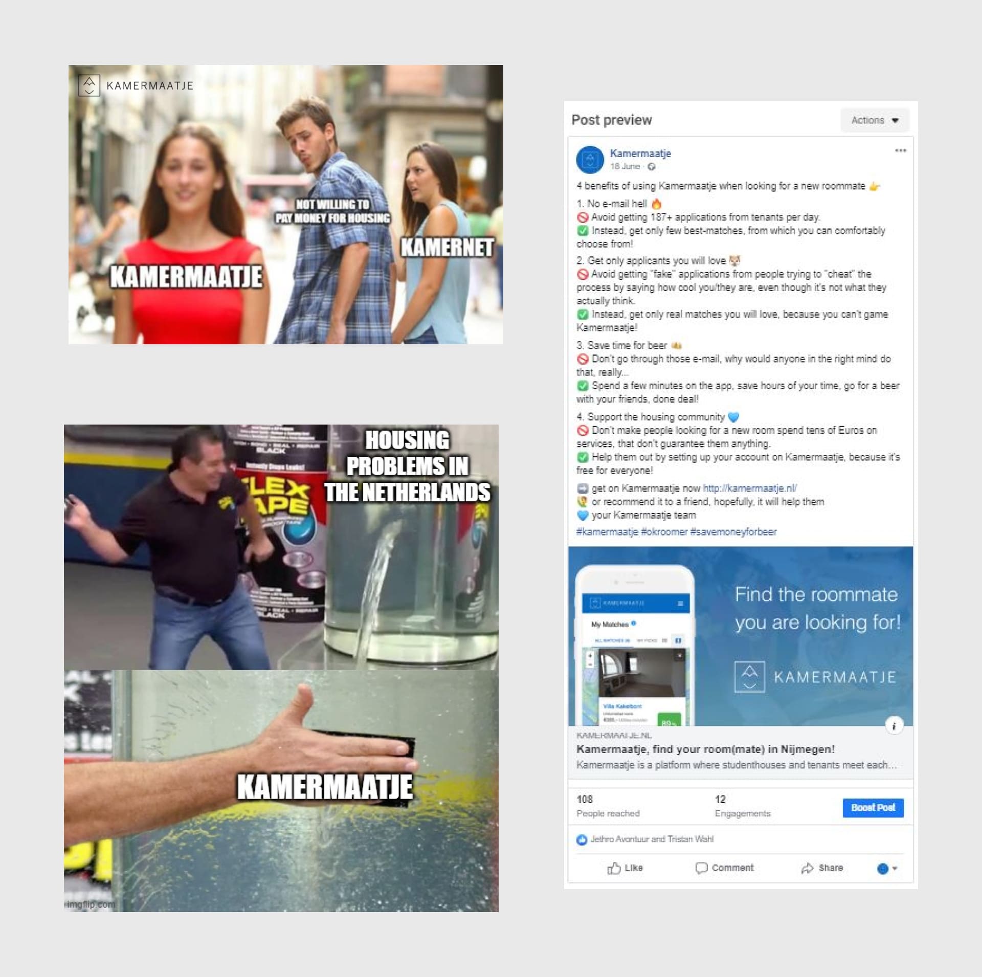 Kamermaatje - Facebook posts 1